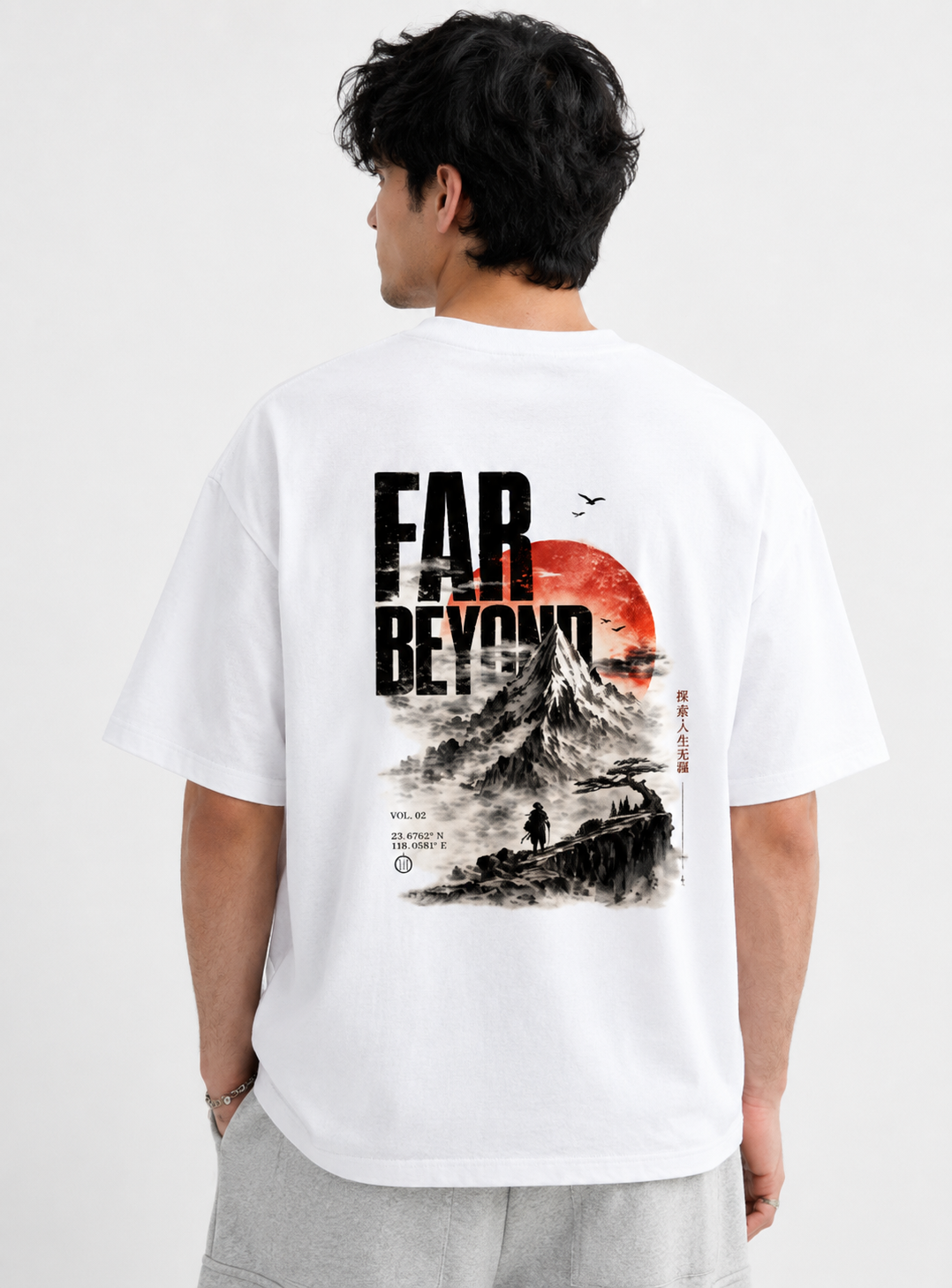 Far Beyond Oversized Graphic T-Shirt