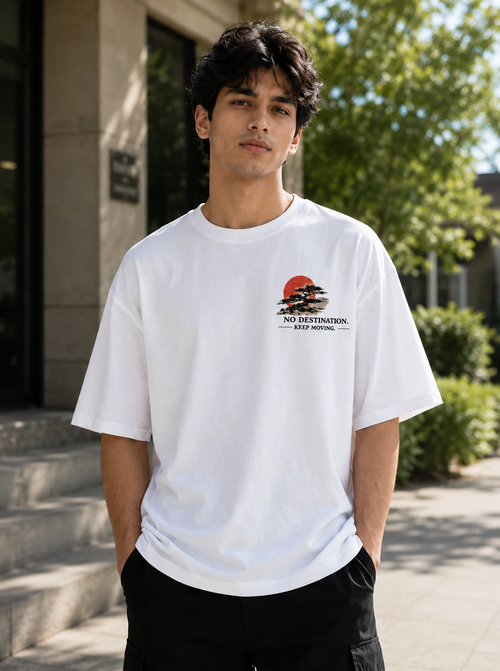 Far Beyond Oversized Graphic T-Shirt