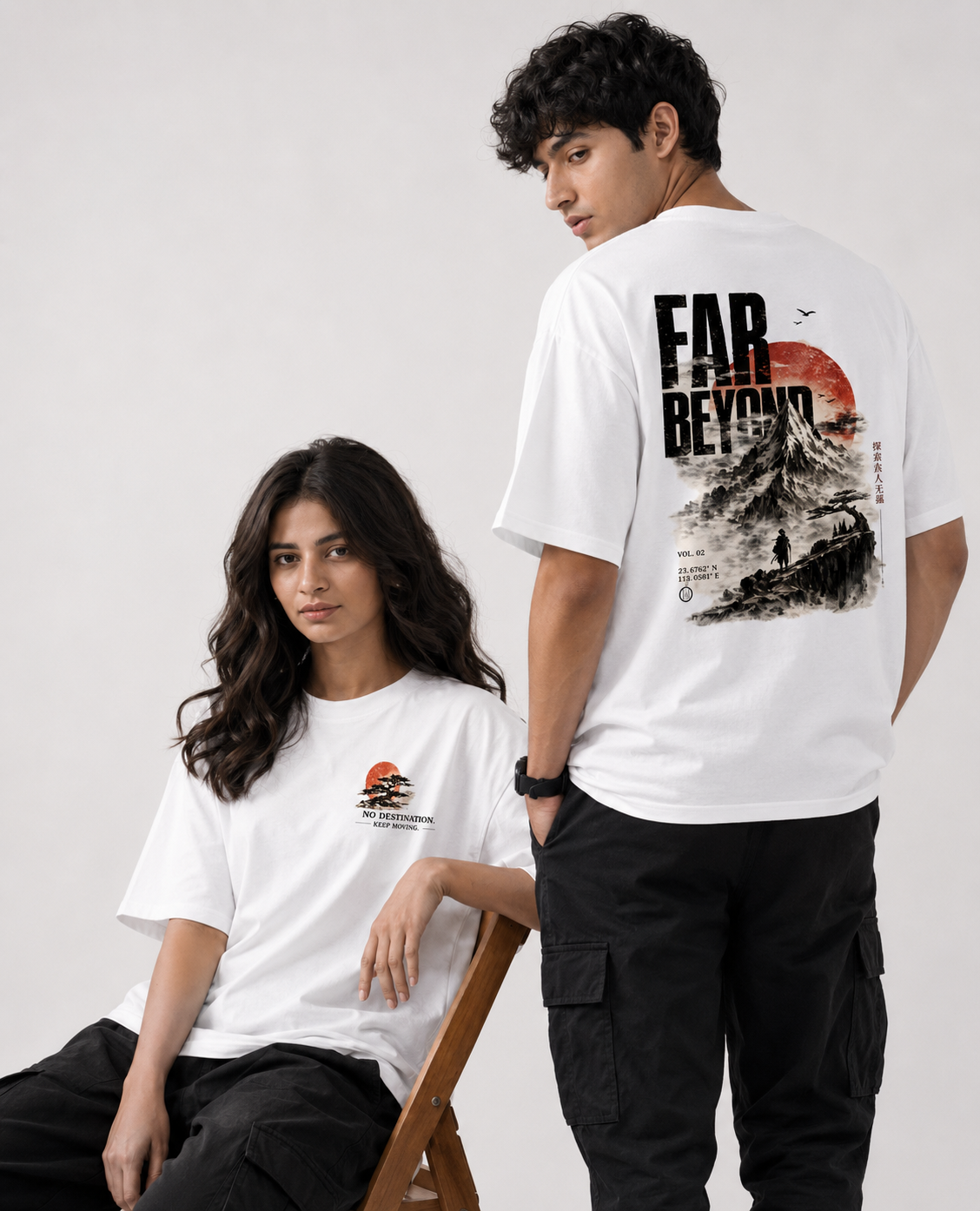 Far Beyond Oversized Graphic T-Shirt