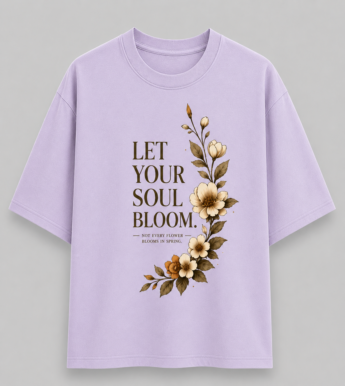 Let Your Soul Bloom Premium Oversized Classic T-Shirt