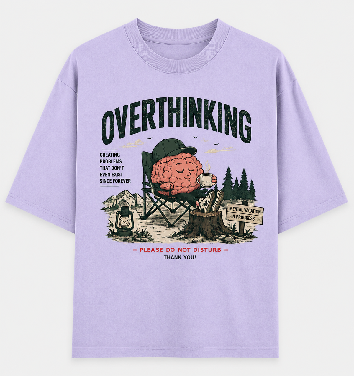 Overthinking Unisex Oversized T-Shirt