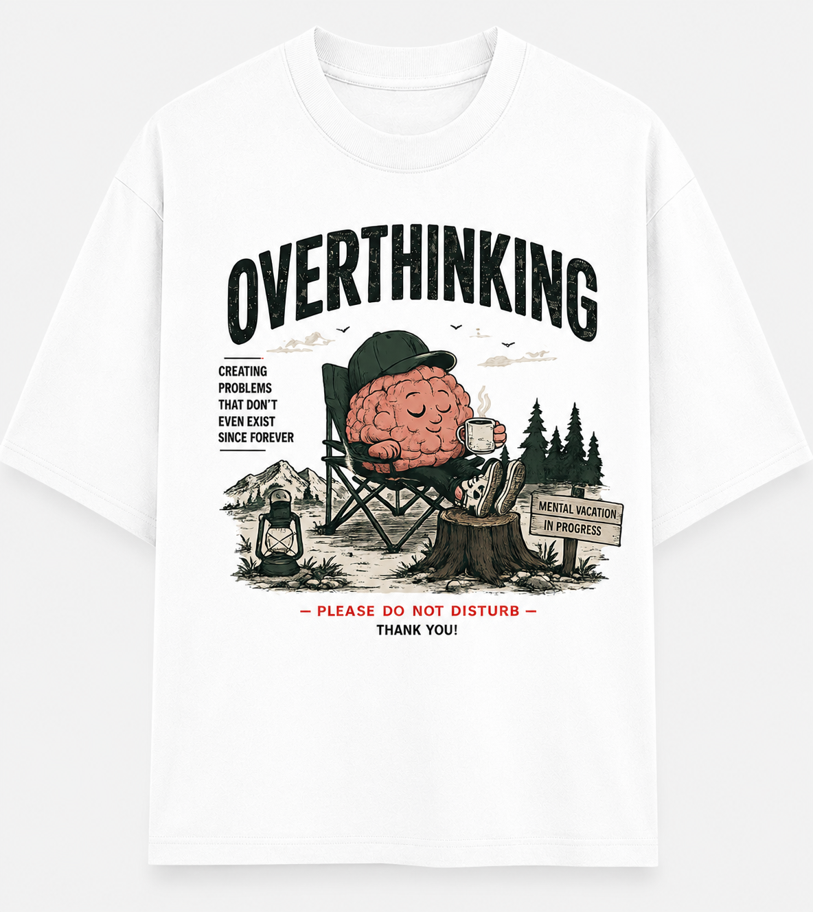 Overthinking Unisex Oversized T-Shirt